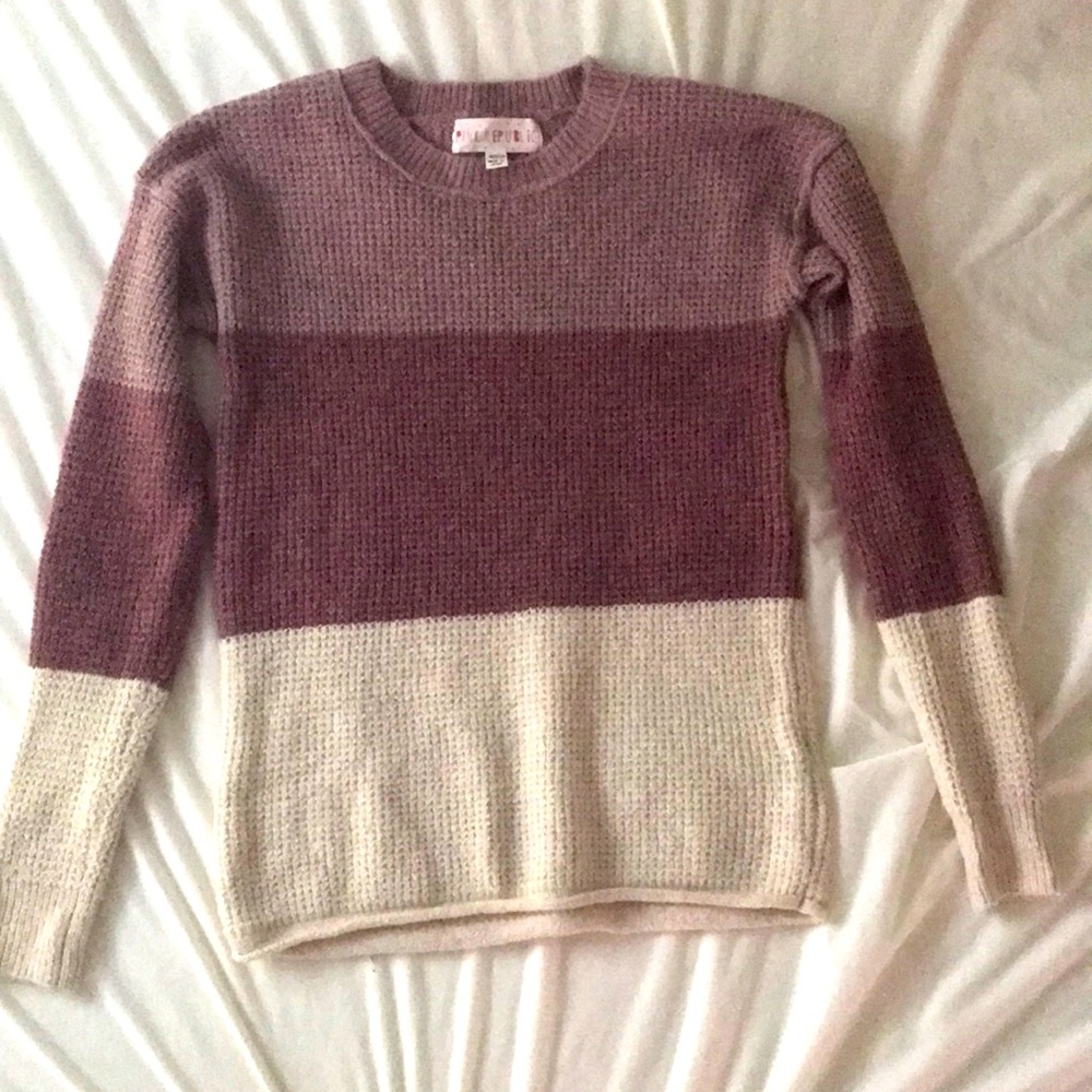 Pink republic sweater